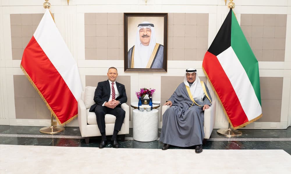 Kuwait Leaders Meet Polish President at UN