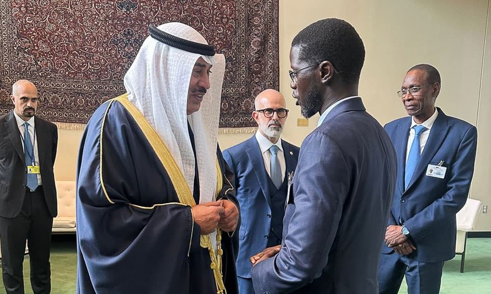ولي العهد يلتقي رئيس السنغال في نيويورك