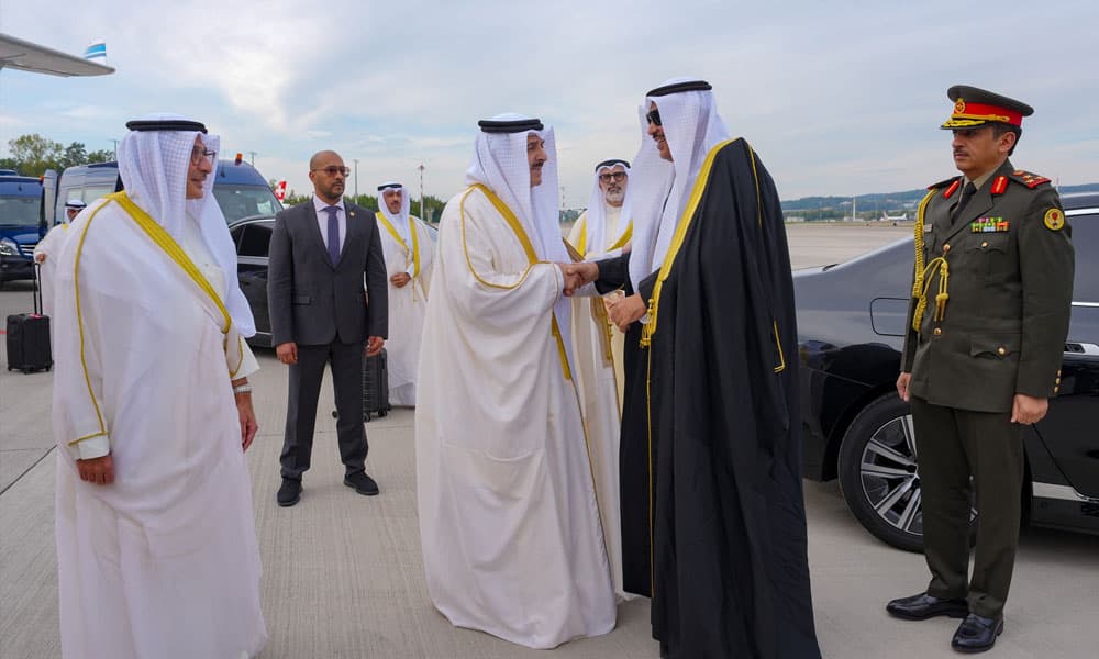 Crown Prince leaves Zurich after visit