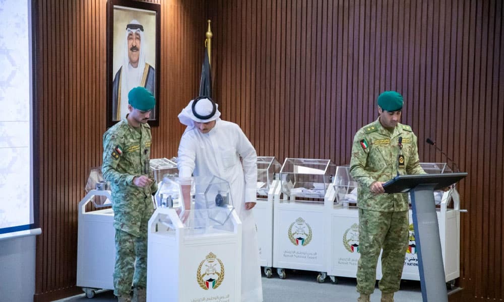 Kuwait Guard Holds Cadet Lottery