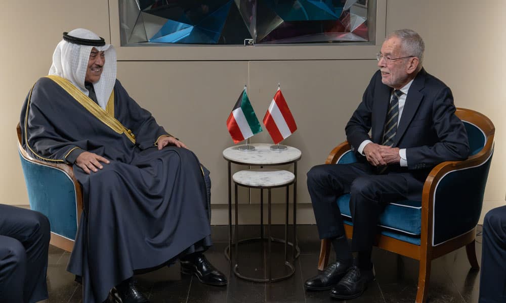 ممثل ولي العهد يلتقي رئيس النمسا في الأمم المتحدة