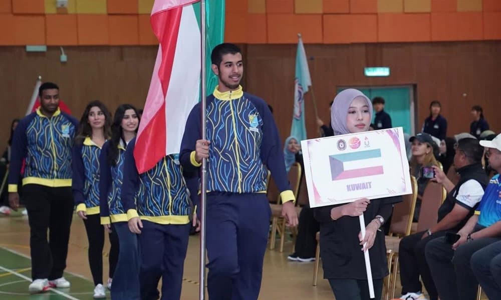 جامعة الكويت في بطولة تنس الطاولة بماليزيا