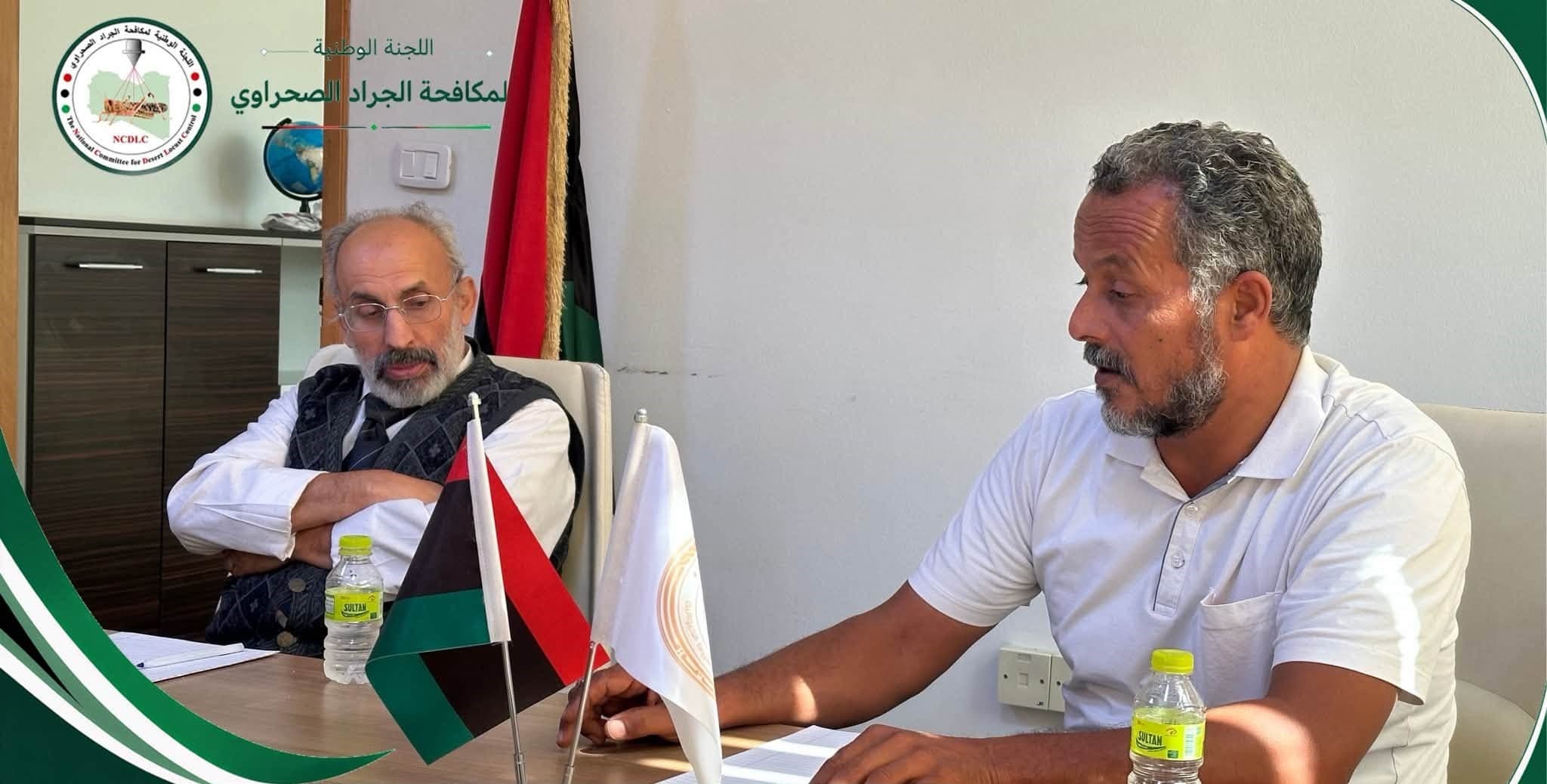 اللجنة الوطنية لمكافحة الجراد الصحراوي تتشاور بشأن خطة طوارئ للاستجابة لبلاغات غات