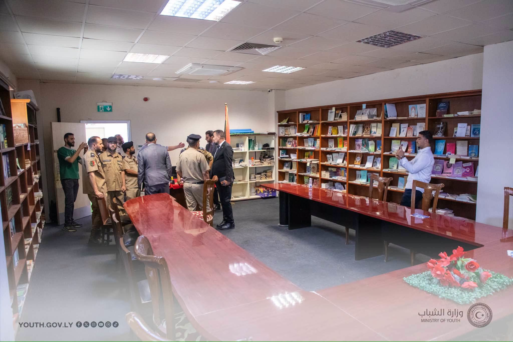 Ministries of Youth and Justice Discuss Rehabilitation Programs for Inmates at Tajoura Correction Institution