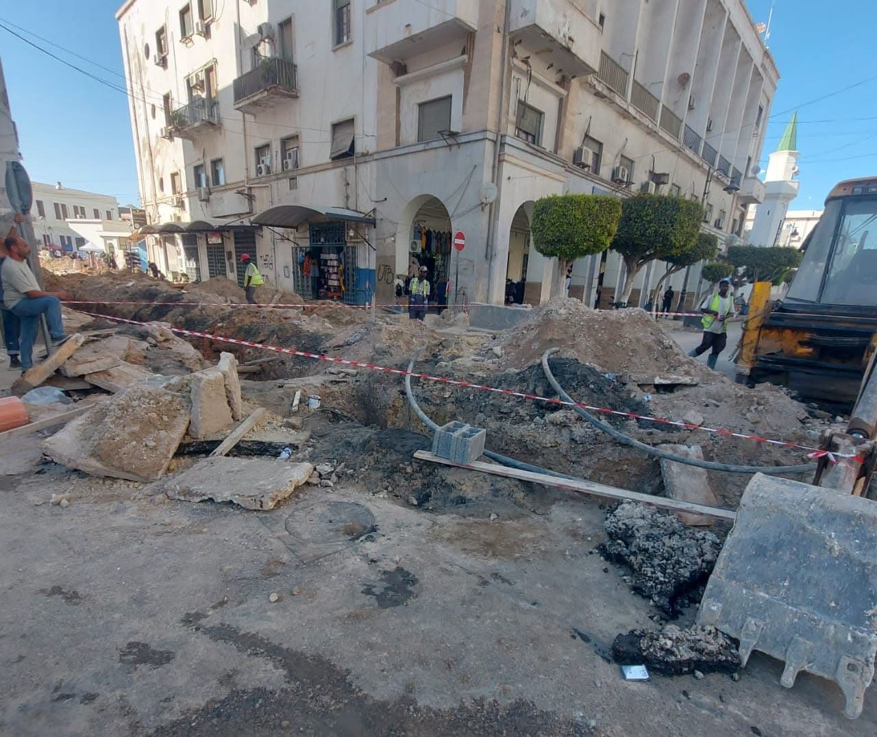 Tripoli Municipality Temporarily Closes Omar Al-Mukhtar Street
