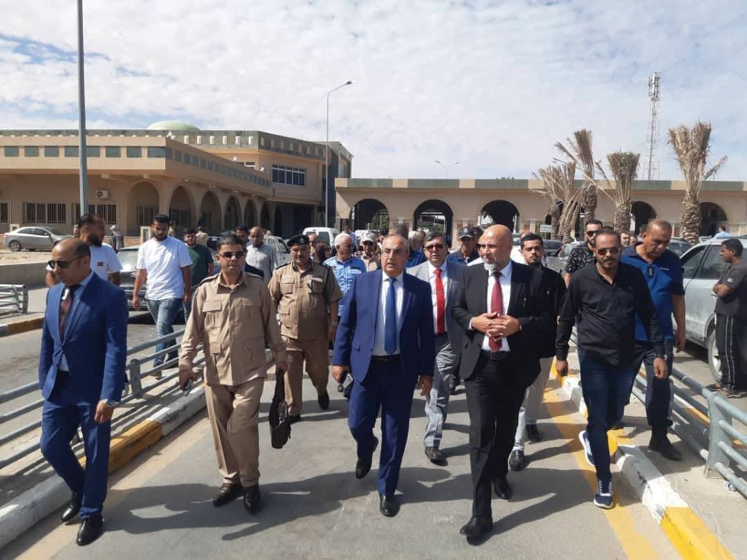 زيارة وفد لمركز المنافذ البرية لتطوير البنية