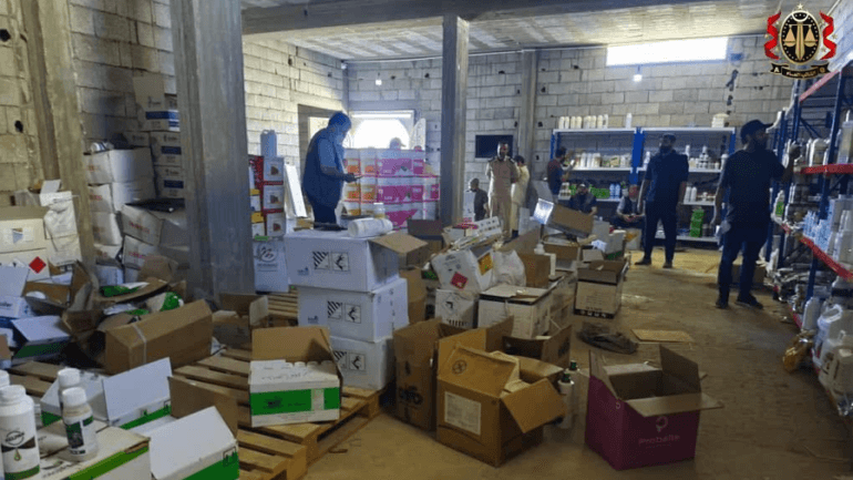 Misrata detains 20 over banned pesticides