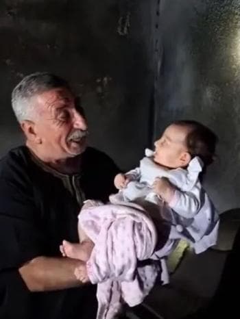 Najat survives settler house fire