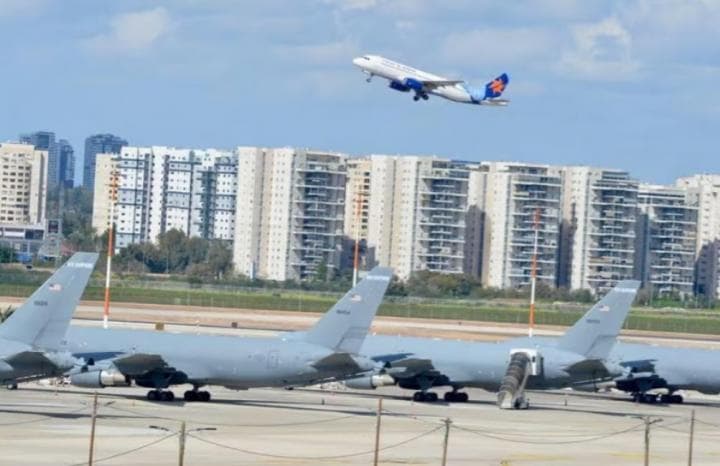 Disagreement within Israeli cabinet over American refueling aircraft at Ben-Gurion Airport
