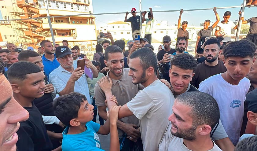 Gaza prisoners released by Israel