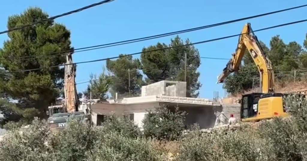 Israeli West Bank Home Demolitions and Arrests