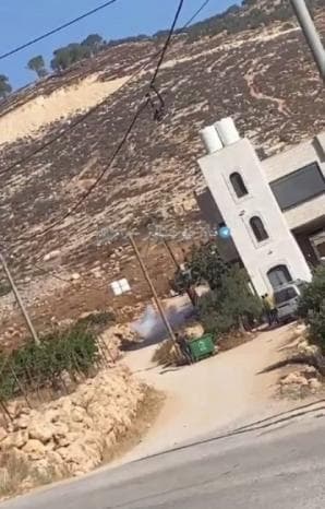 Settlement raid causes choking injuries in Al-Mughair