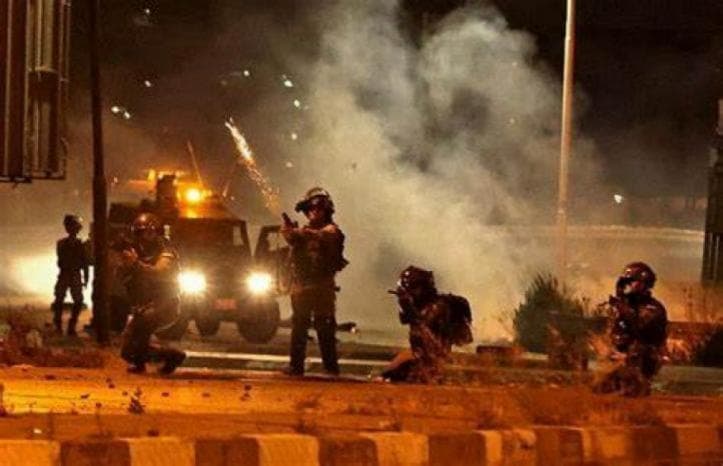Gas inhalation injuries in Tubas clashes