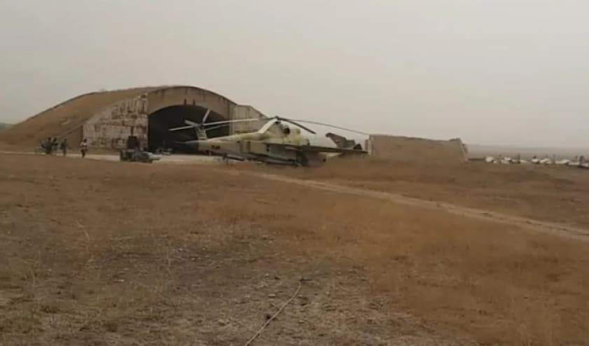 غارات محتملة على مطار أبو الظهور في إدلب