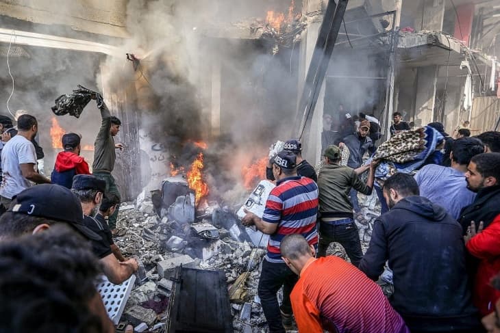 Five Gaza victims including three in attack