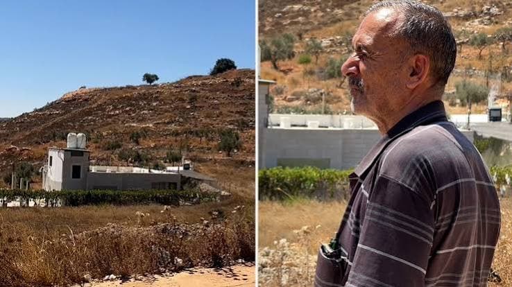 Palestinian Christian's home built over 7 years displaced after a week