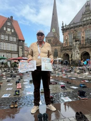 German circles in Bremen rally over Gaza child tragedy