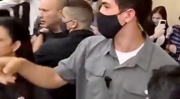 Object hurled at Bennett in Bnei Brak