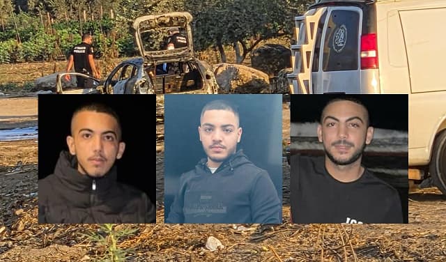 Brothers and relative found dead in burned vehicle