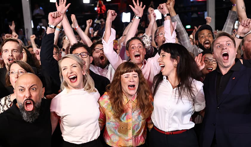 Left Leads Berlin Vote