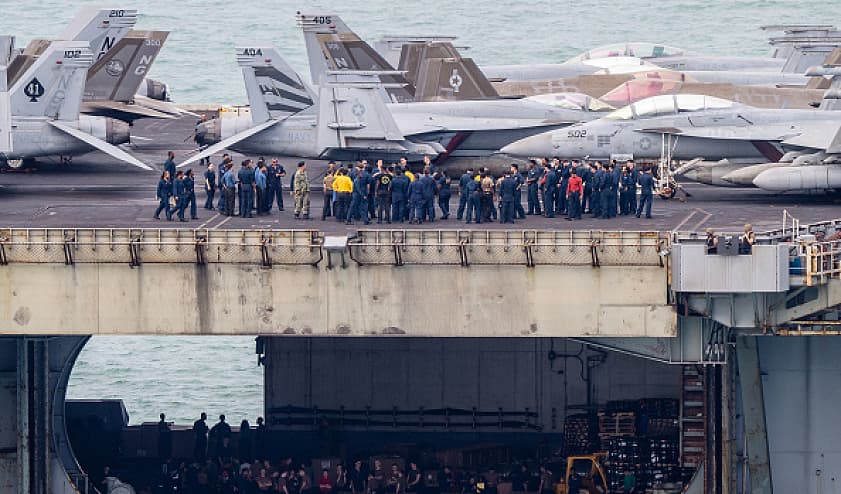 Eight U.S. carrier crew suicide attempts