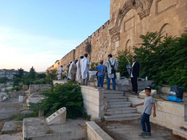 Settlers enter Bab al-Rahma Cemetery
