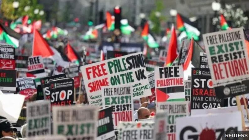 البرغوثي: تظاهرات عالمية دعمًا لفلسطين