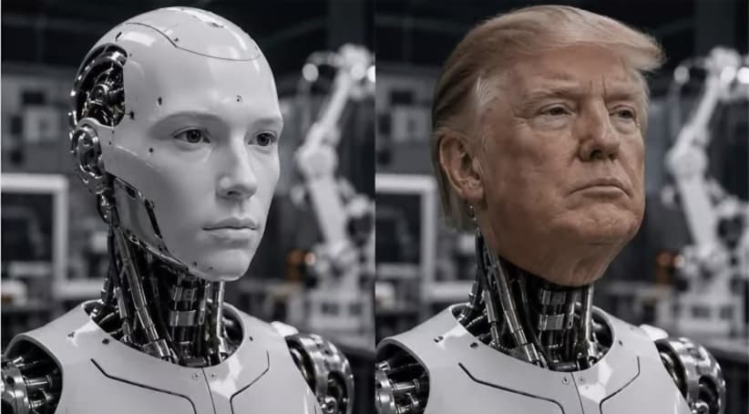 Trump suggests robot replica for rallies