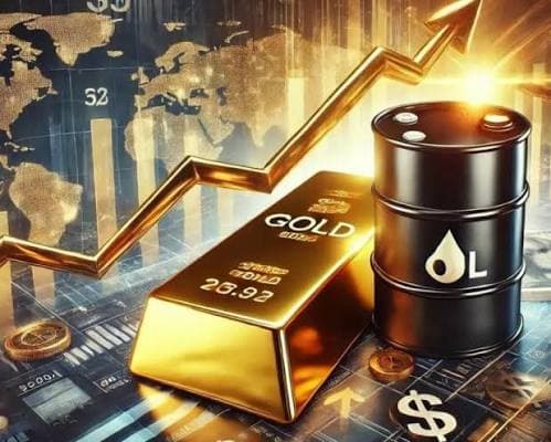 Gold steadies, oil gains on supply concerns