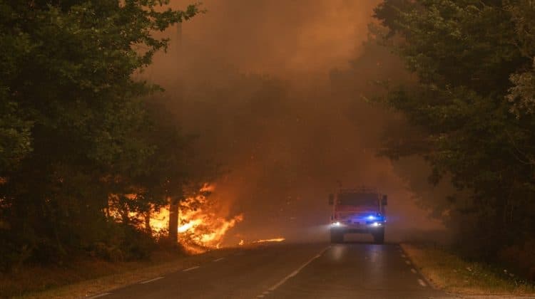 Over 250,000 evacuations from fires in Spain and France