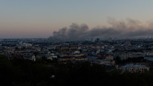 Drones strike Moscow and Kyiv missile attack