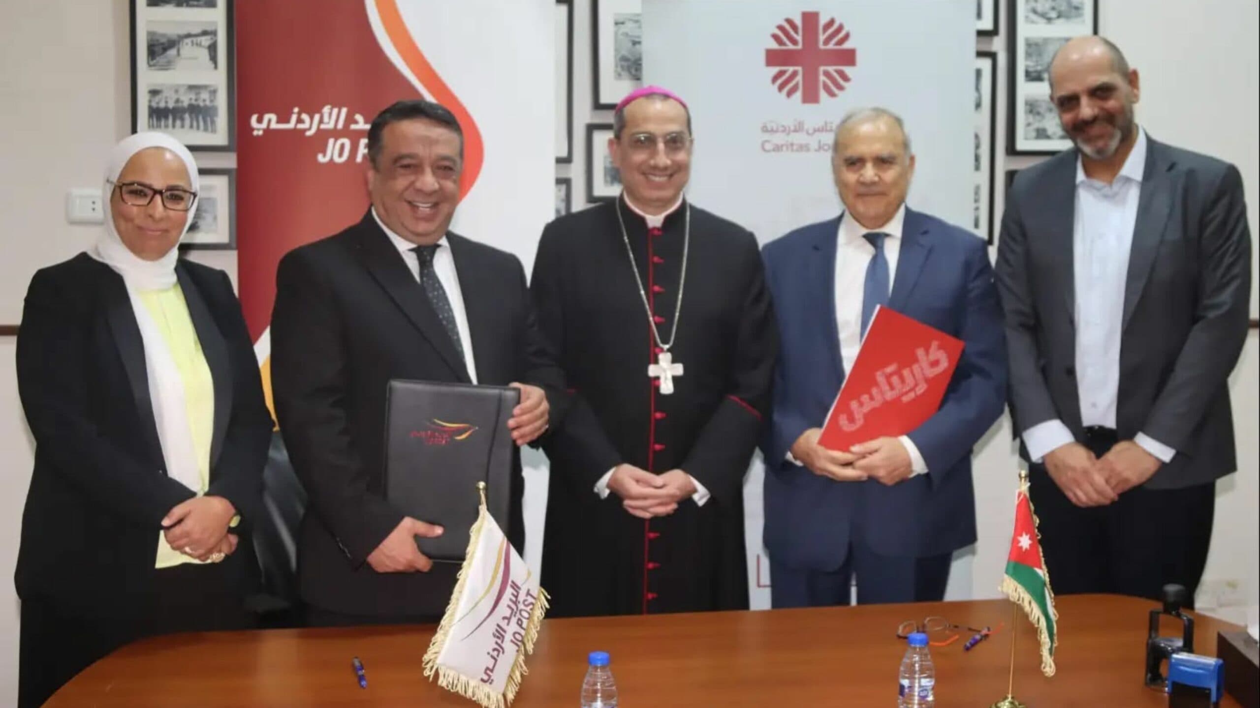 Jordanian Postal Service and Caritas Jordan sign agreement