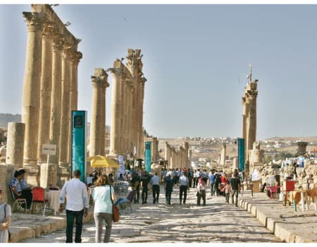 Jerash welcomes over 100,000 visitors in seven months