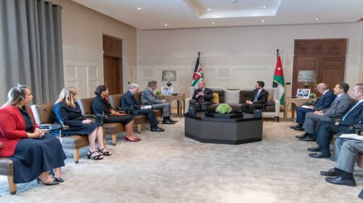 King Commends France for Aqaba Talks