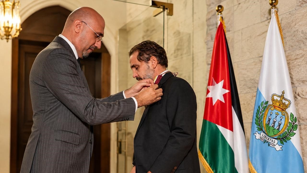 سان مارينو تمنح الأمير مرعد وسام سانتا أغاثا
