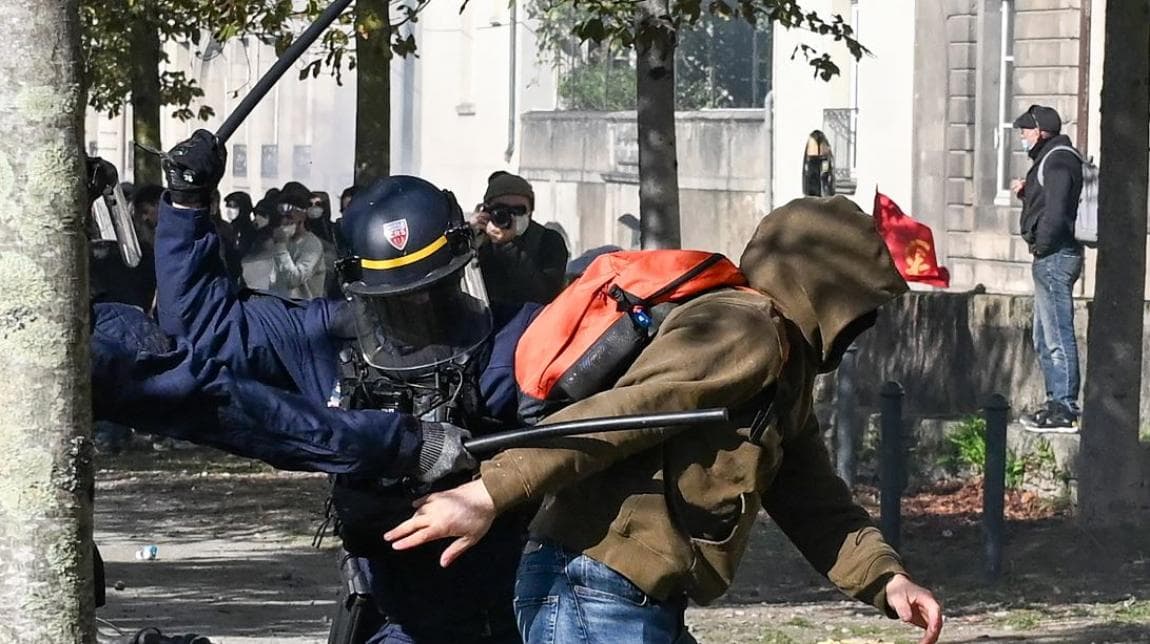 Macron Warns Chaos Spreaders After Protest Arrests