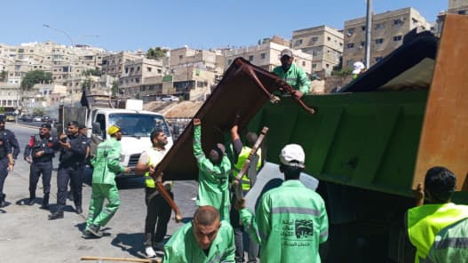 Amman Council Boosts Pavement Cleanup