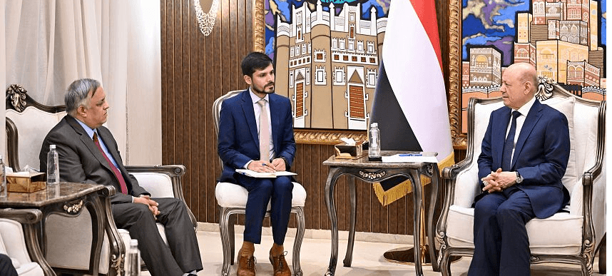 Al-Alimi Urges Global Action on Houthis