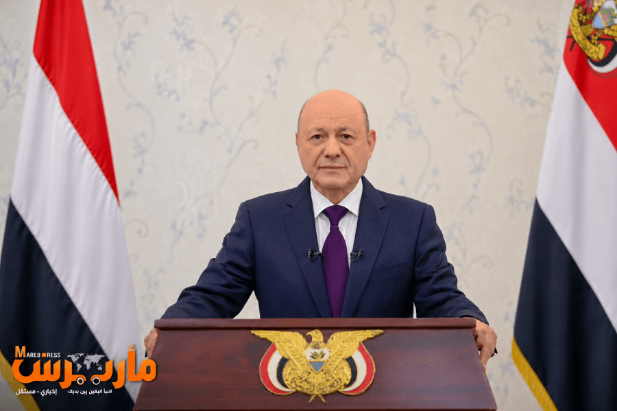 الرئيس العليمي يدعو لتحرك دولي لردع الحوثيين