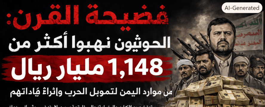 فضيحة القرن الحوثيون نهبوا موارد اليمن