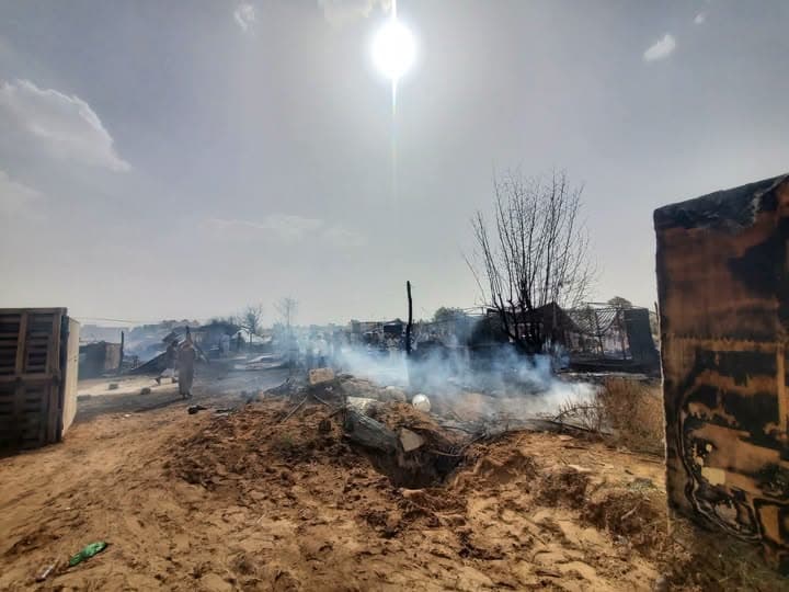 Ma'rib Fire Destroys Displaced Families