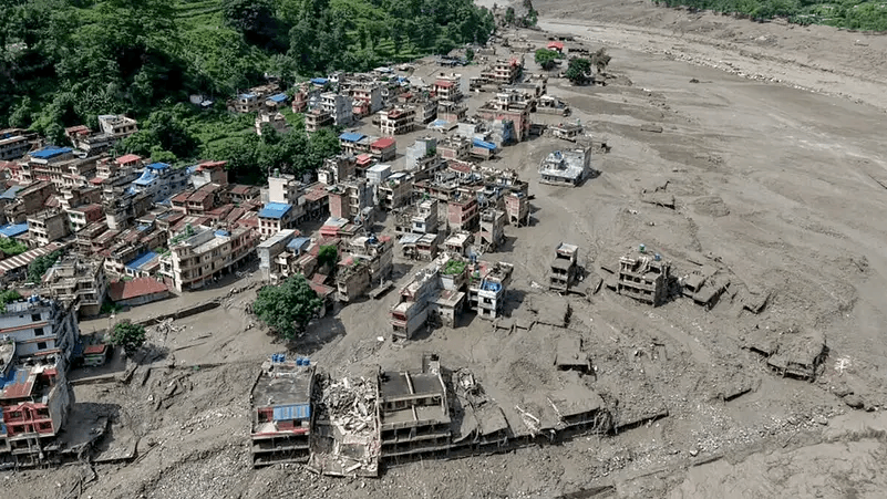 Nepal avalanche triggers massive flood