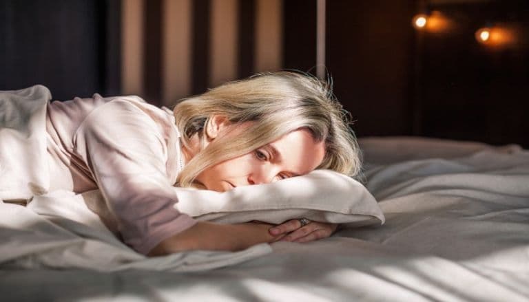 Sleepless nights caused by racing thoughts