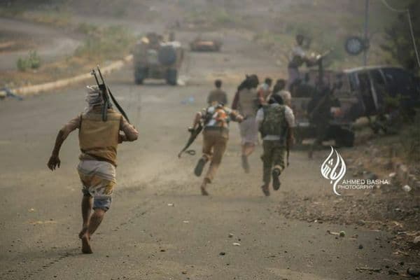 انتصارات عسكرية في جبهة الكدحة غرب تعز
