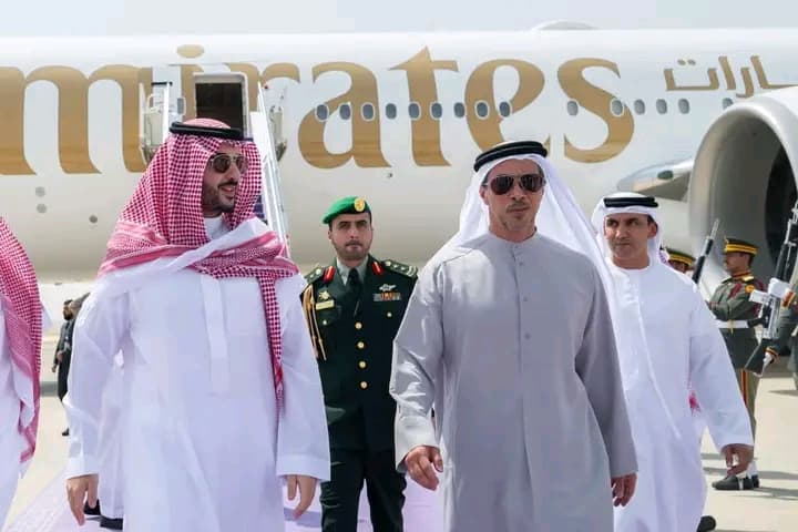 Emirati Vice President Arrives in Riyadh