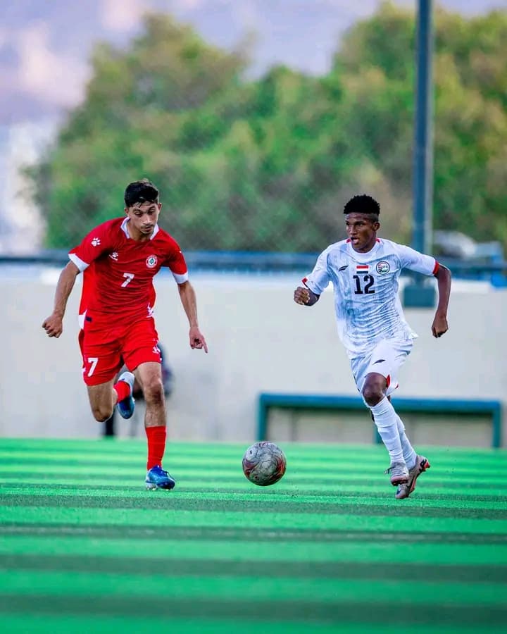 مباراة اليمن ولبنان في نهائي غرب آسيا للناشئين