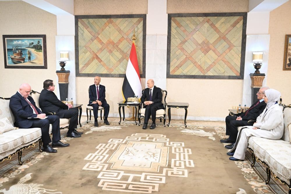 العليمي يدعو لتصنيف الحوثيين منظمة إرهابية