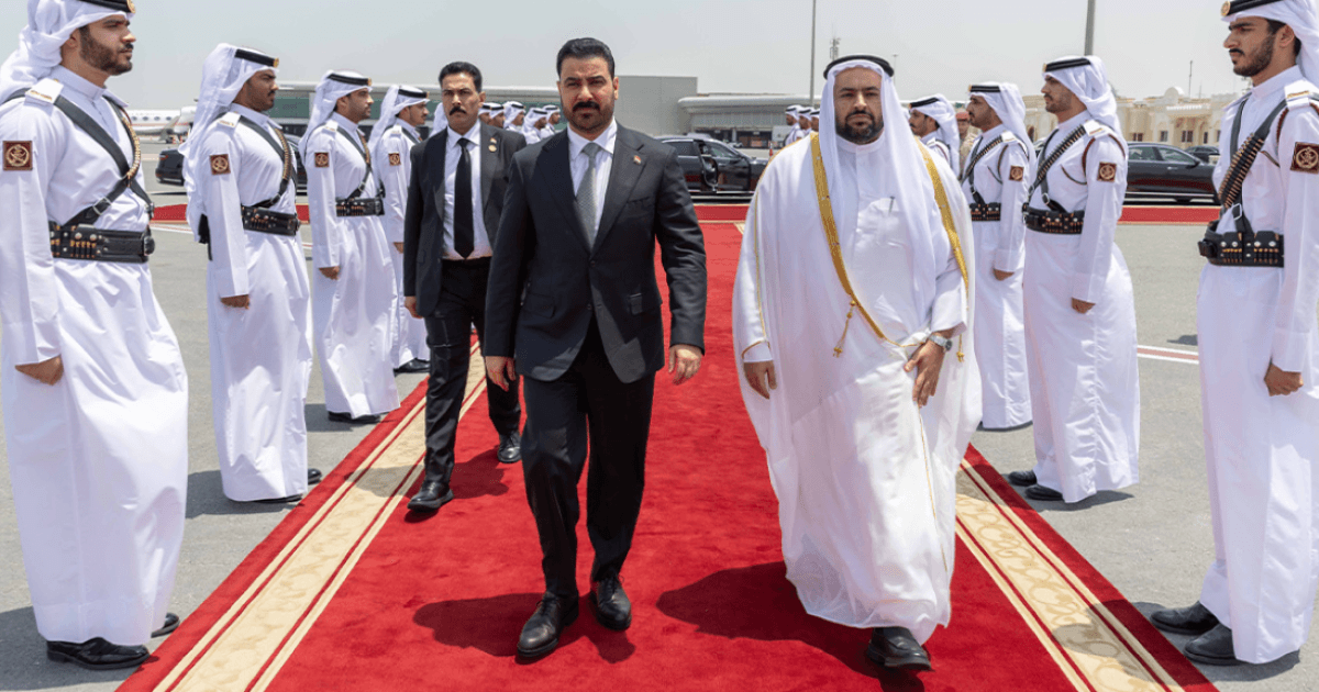 Iraqi PM departs Doha