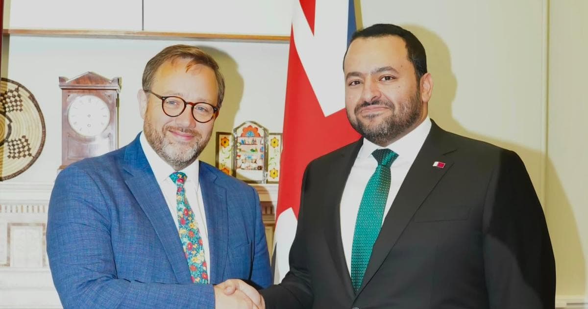 State Minister at Foreign Affairs Ministry Meets with British Officials