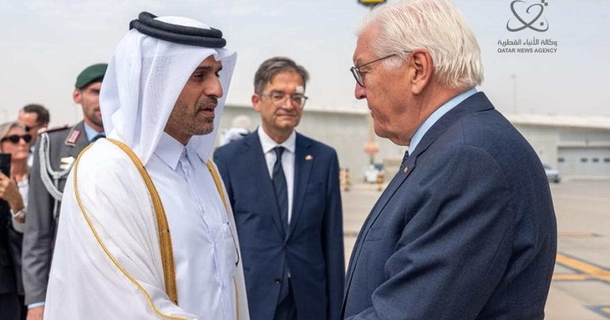 الرئيس الألماني يصل إلى الدوحة